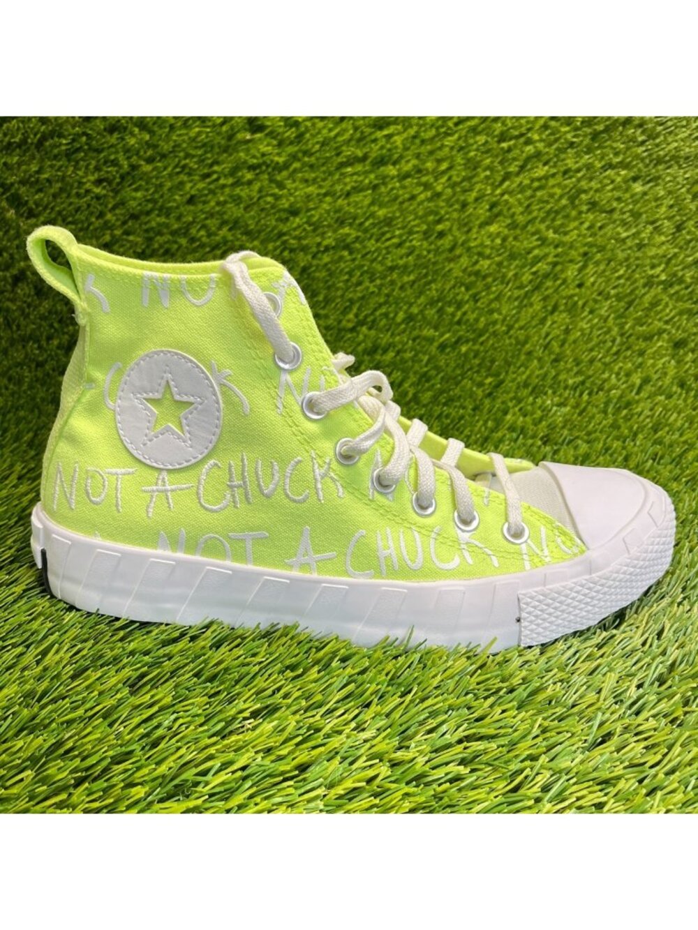 Converse Not A Chuck UNT1TL3D Boys Size 7Y Volt Yellow Athletic Shoes Sneakers